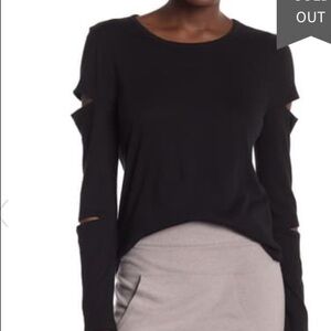UEC N: Philanthropy Gloria long sleeve cut-out top small